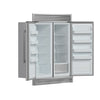 FORNO Rizzuto 60" 27.6 cu. ft. Refrigerator & Freezer in Stainless Steel with Grill Trim Kit, FFFFD1933-60S