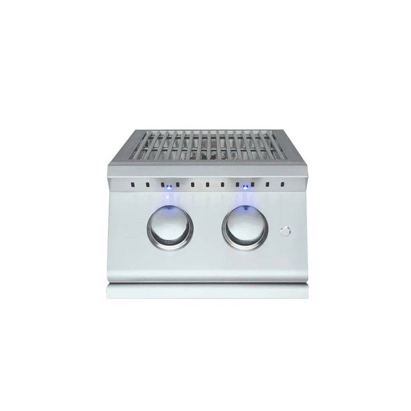 RCS Premier Double Side Burner w/ LED Lights - RJCSSBL
