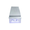 RCS Premier Double Side Burner w/ LED Lights - RJCSSBL
